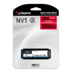 Kingston 500GB NV1 SSD M.2 (2280), NVMe, PCIe 3.0 (x4), 2100MB/s R, 1700MB/s W